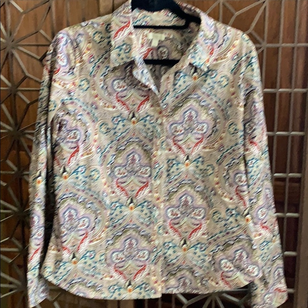 Talbots long sleeve blouse